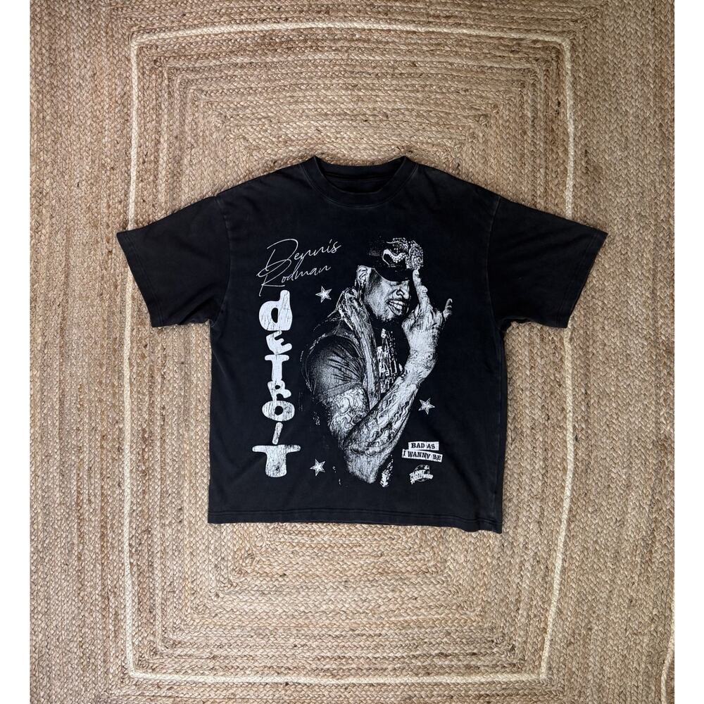 Mens Planet Hollywood Dennis Rodman Oversized Large T-Shirt